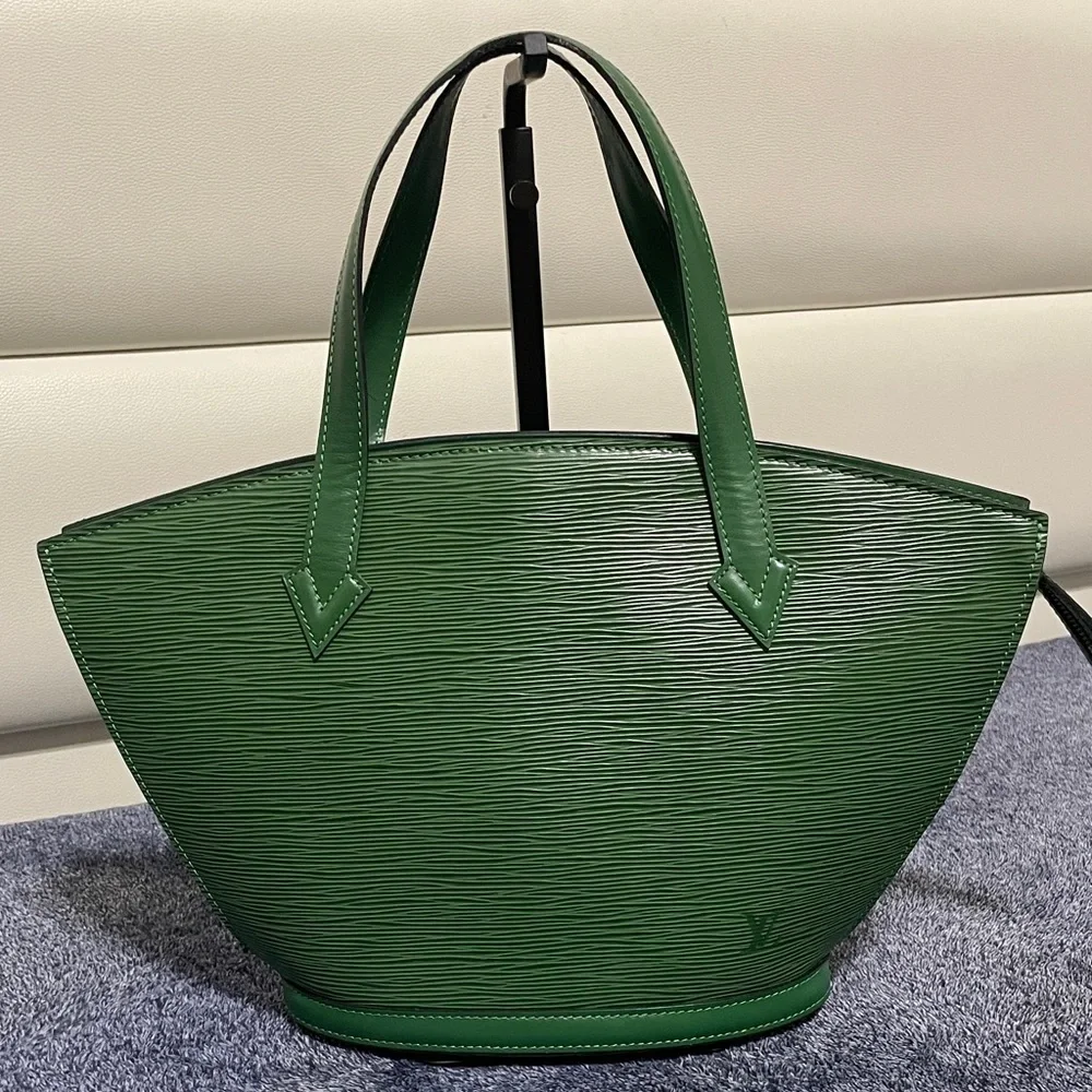 Louis Vuitton Epi Green St Jacques Handbag